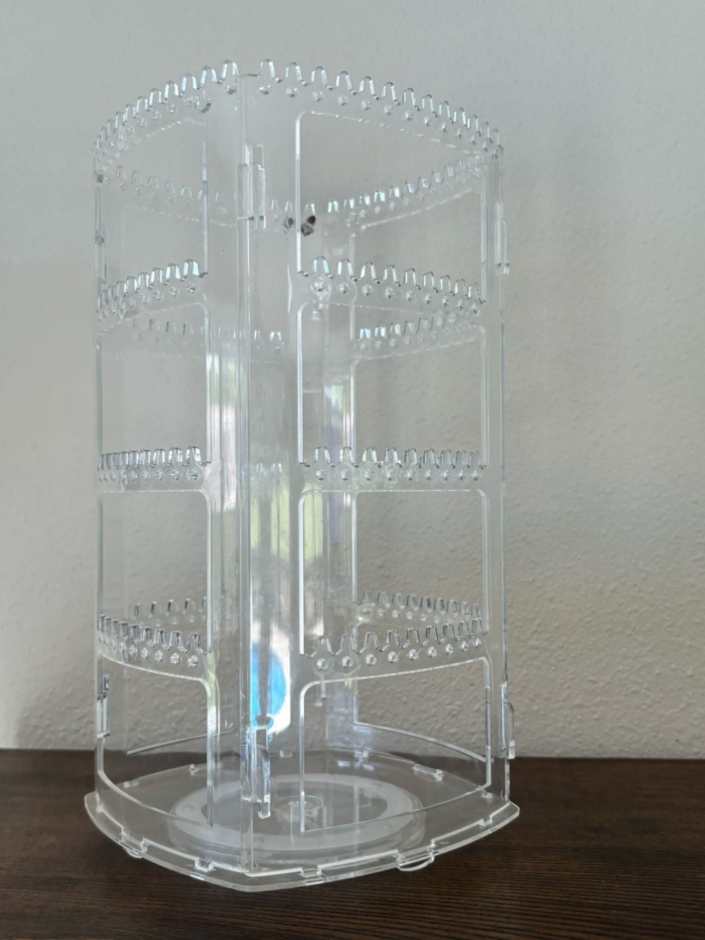 Clear Rotating Jewelry and Accessory Organizer - Transparent - Picture 3 of 5
